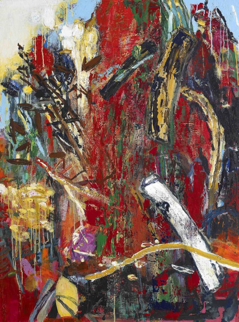 관악산1 · acrylic on canvas · 130.3 x 97cm · 2021 (이미지 제공 = 갤러리조은) · acrylic on canvas