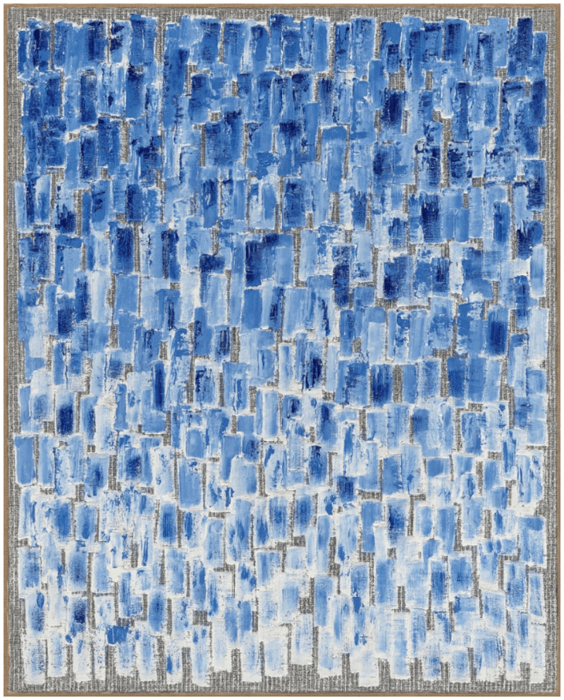 Conjunction 21-38 · Oil on hemp cloth · 162 x 130 cm · 2021 (이미지출처 = 국제갤러리) · Conjunction 21-38 · Oil on hemp cloth