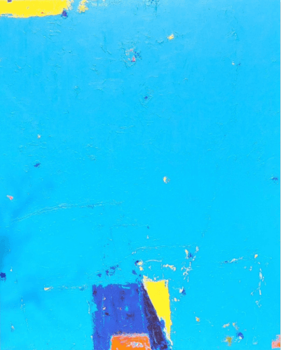 유병호, Work2022-blue & Jazz0110 · Oil & Acrylic on Canvas · 53 x 45cm · 2022 (이미지출처 = 모리스갤러리)