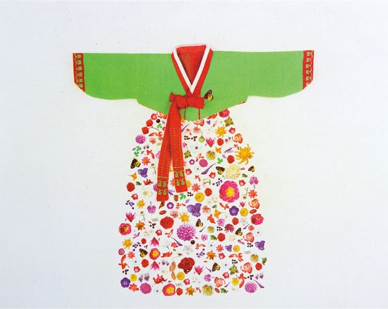 Hanbok #05 · Gum Bichromate Print on BFK · 40.6 x 50.8cm · 2019 (이미지출처 = 서울갤러리) · Hanbok #05 · Gum Bichromate Print on BFK