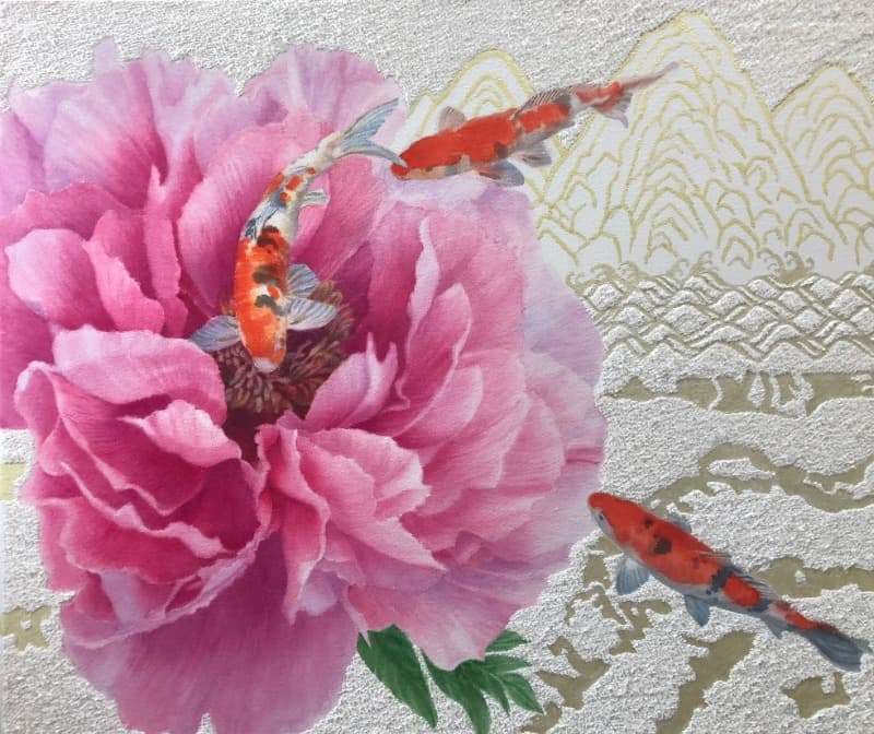 신의 축복 · acrylic · 53×45.5cm · 2019 (이미지출처 = 장은선 갤러리)