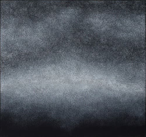 배상순, Waves ii · Jesso on velvet · 130×130cm · 2019 (이미지출처 = 갤러리이배) · Sangsun Bae, Waves ii · Jesso on velvet