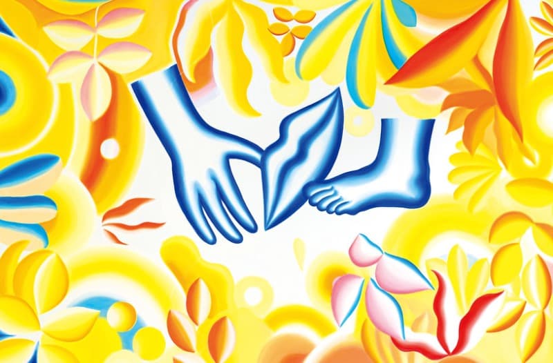 최예지, 불안을 먹는 정원, 145.5×97.0cm, Oil on canvas, 2021 · Oil on canvas · 145.5×97.0cm · 2021 (이미지출처 = 비디갤러리)