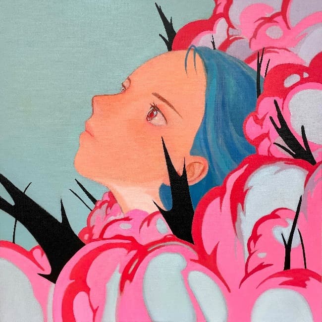 Booom · oil on canvas · 72.7x72.7cm · 2021 (이미지출처 = 갤러리도스)