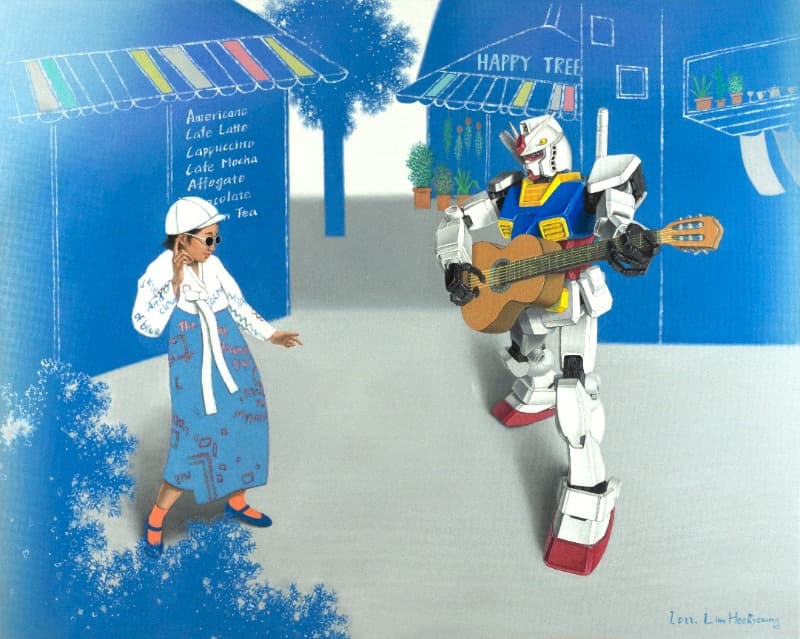 Life goes on · oil on canvas · 91 x 72.7cm · (이미지출처 = 서울갤러리) · Life goes on · oil on canvas
