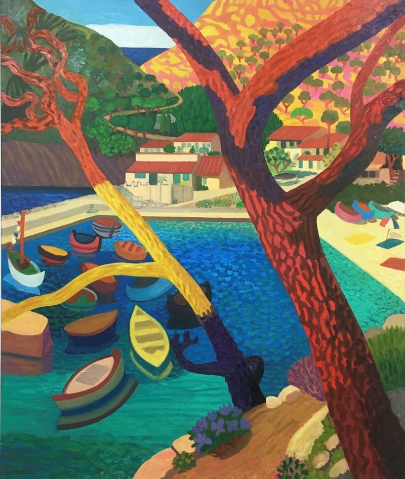 Daniel Heidkamp, Marina · oil on canvas · 183 x 152 cm · 2021 (제공=뉴스프링프로젝트) · Daniel Heidkamp, Marina · oil on canvas