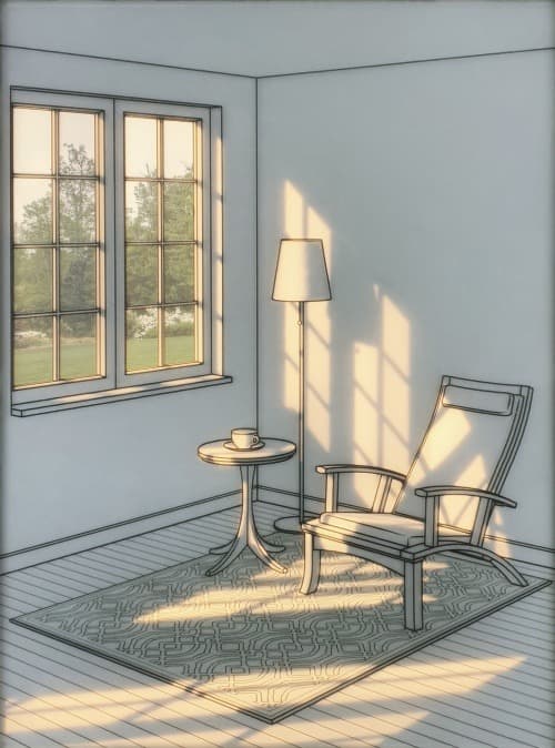 space with sunlight · LED,Tempered Glass, Sandblast & LED Backlit · 152x112x4cm · 2022 (이미지출처 = 갤러리이배) · space with sunlight · LED,Tempered Glass, Sandblast & LED Backlit