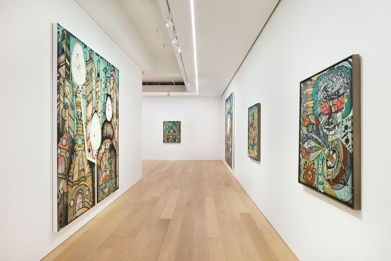 Lari Pittman: Opaque, Translucent and Luminous / Installation view, Seoul · Photo by OnArt Studio (출처 = 리만머핀) · Lari Pittman: Opaque, Translucent and Luminous / Installation view, Seoul