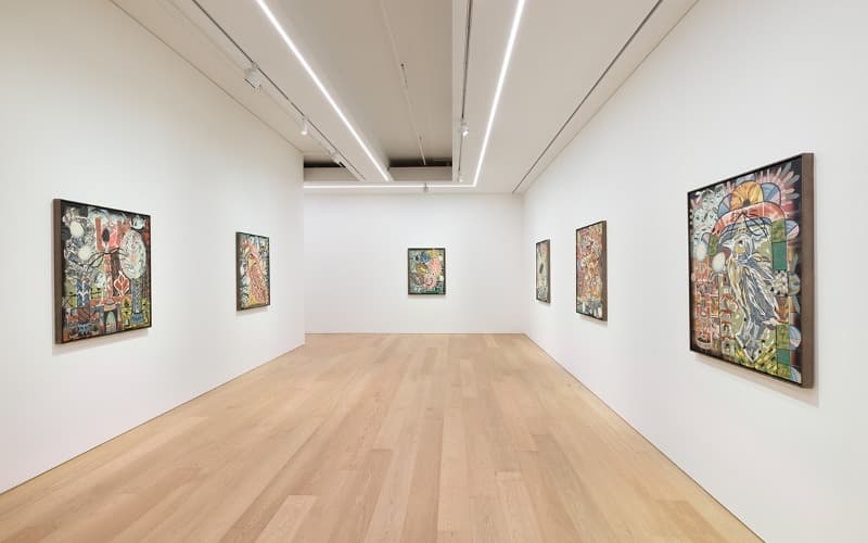 Lari Pittman: Opaque, Translucent and Luminous / Installation view, Seoul · Photo by OnArt Studio (출처 = 리만머핀) · Lari Pittman: Opaque, Translucent and Luminous / Installation view, Seoul