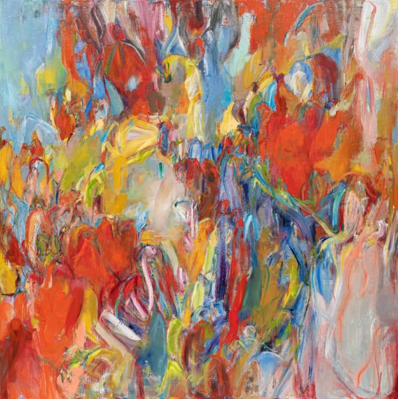 Andromeda · Oil on canvas · 200 × 200 cm · 2021 (이미지출처 = 갤러리현대) · Andromeda · Oil on canvas
