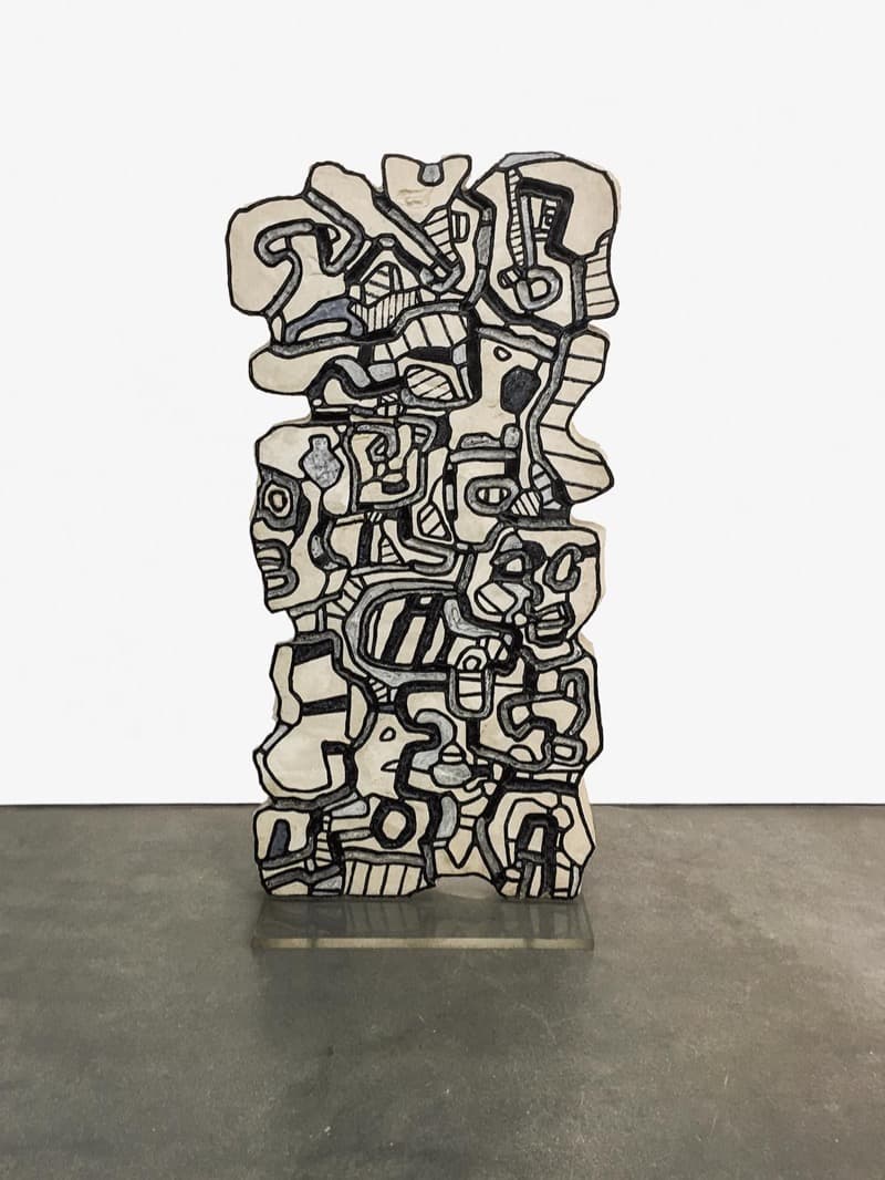 장 뒤비페, Element bleu XII · 폴리에스터 수지에 전사 · 200 x 96 x 10 cm · 1967 (이미지출처 = 오페라갤러리)