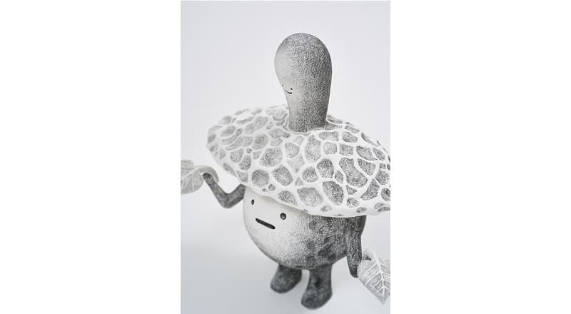 땅충이 · Ceramic, Fired-sketch · 190x200(mm) · 2021 (이미지출처 = 학고재아트센터) · Camo · Ceramic, Fired-sketch