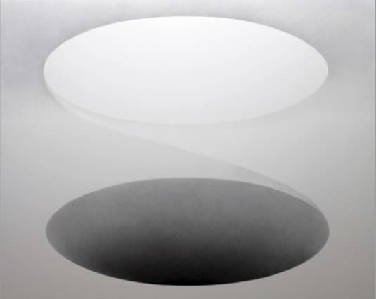 the hinge of the way · graphite, embossment on paper · 162.0x130.3cm · 2022 (이미지출처 = 갤러리 이마주)