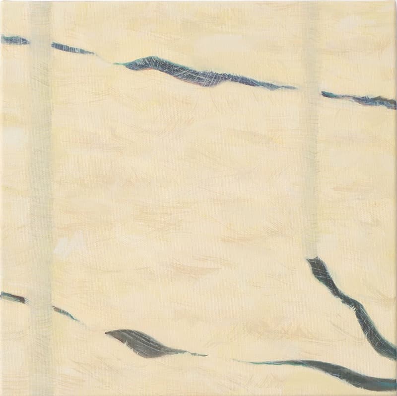 해변 · 캔버스에 유채 · 24 x 24cm · 2021  (이미지출처 = 이목화랑)