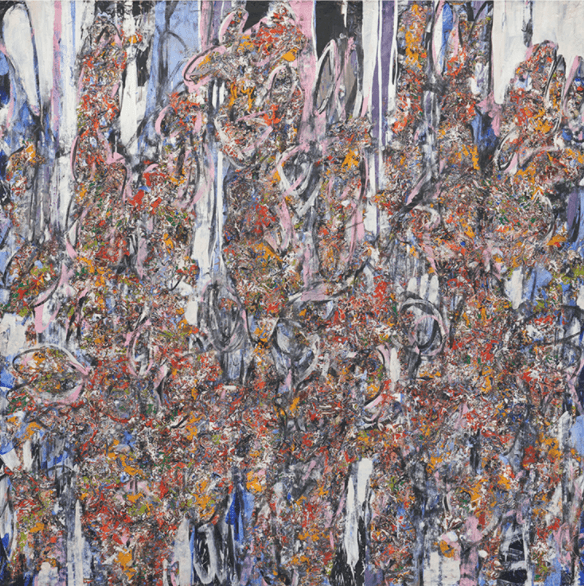 Keys To The Kingdom · Oil on canvas · 182.9 x 182.9 cm (72 x 72 in) · 2019-2020