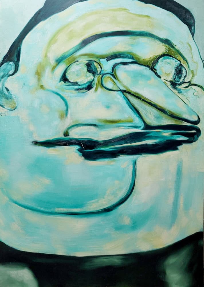 About my lovely JHON · Oil on Canvas · 162.2 x 112.1 cm