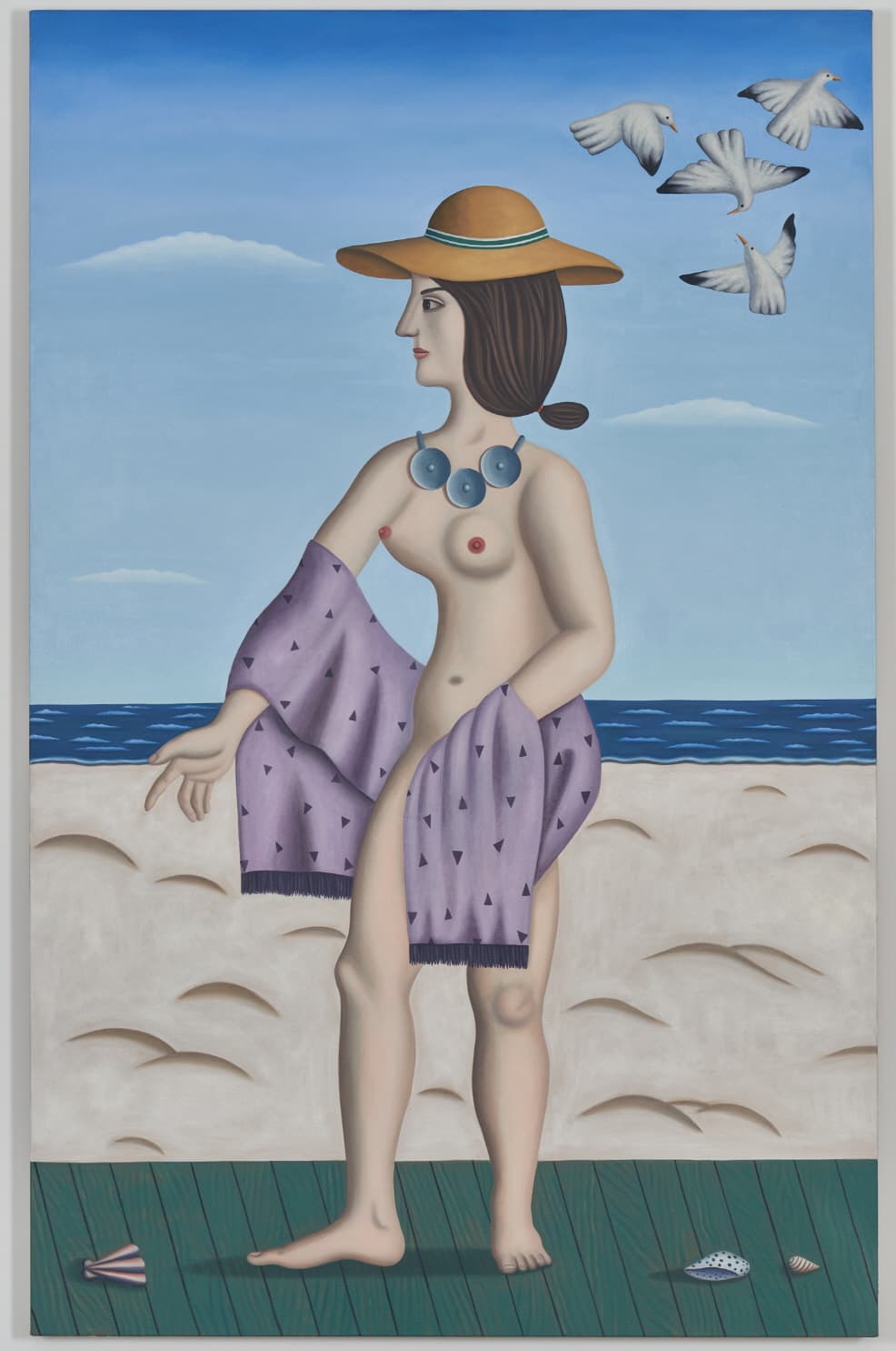 The Dunes · Oil on canvas · 167.6 x 106.7 cm (66 x 42 in) · 2020 (출처= 제이슨함)