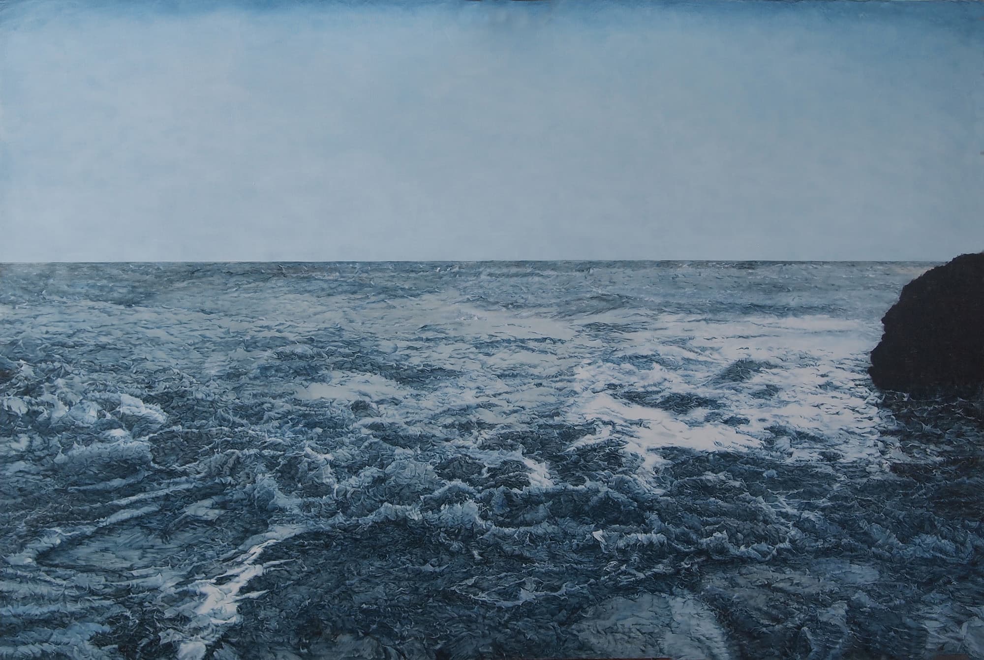 침묵 · 캔버스에 유채 · 130x193cm · 2020 (출처= 갤러리 자인제노)