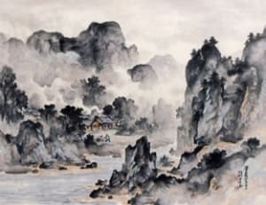 江村烟景(강촌연경)