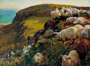 Our English Coasts, 1852 (Strayed Sheep)