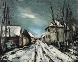 눈 덮인 마을(Village sous la neige)
