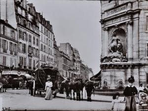 Fontaine Cuvier a l angle de la rue Linne