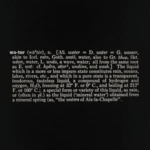 Titled (Art as Idea as Idea) (Water)