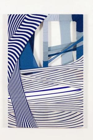 blue stripes