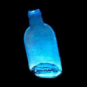 SELTERS, glass bottle, led light