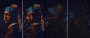 In Between Girl with a Pearl Earring(Jan Vermeer)