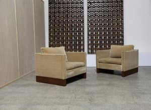 Lounge Chairs by Ludwig Mies van der Rohe, ca.