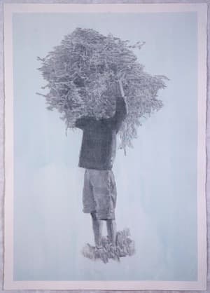 blue - drawing