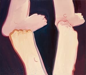 발에 발잡고