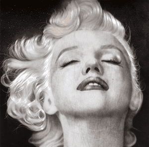 Marilyn Monroe in the night sky