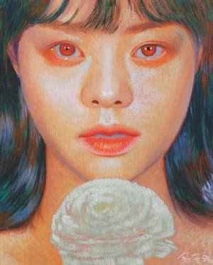 The shape of a flower