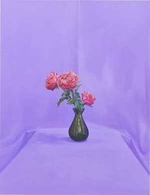 보라색배경의 꽃