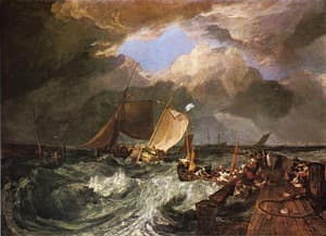 Calais Pier, with French Poissards Preparing for Sea, an English Packeet Arriving