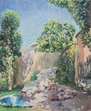 view of garden