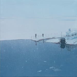망원의 눈 snowfall 