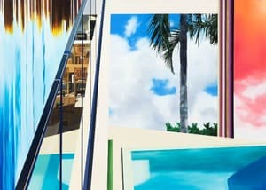 between vertical line