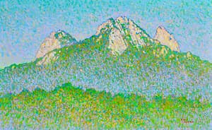 이씨산수14-7. 북한산성 용암문부근에서 북한산을 바라보다