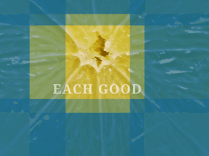 EACH GOOD ( 우리는 서로 다른 모습일지라도 각자 모두가 멋진 존재들이다.) 7