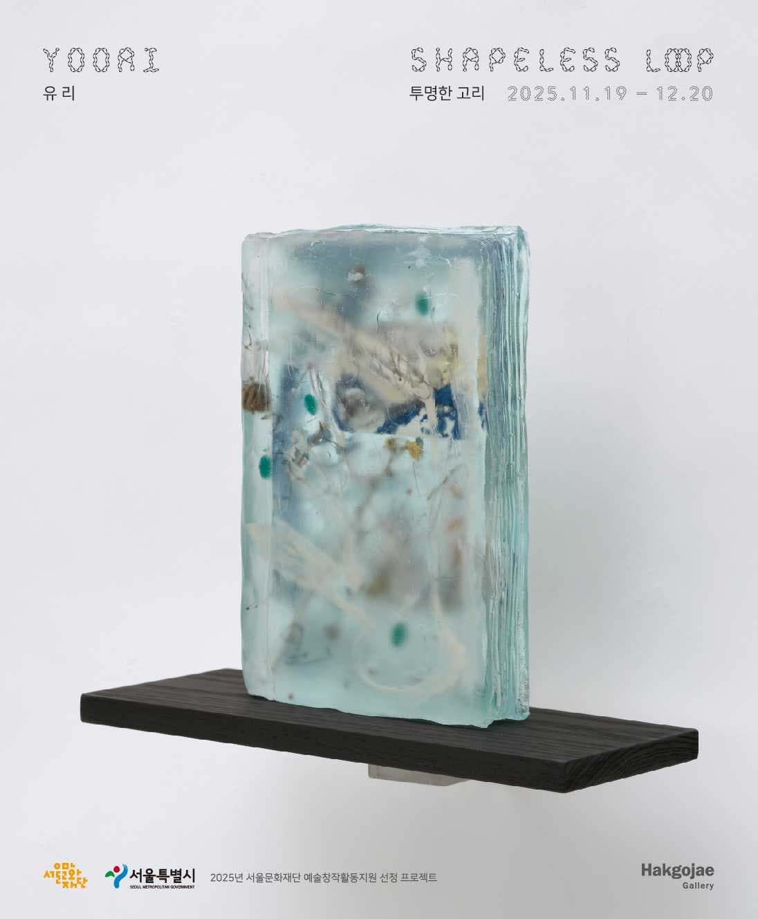 < 투명한 고리 >유리 개인전