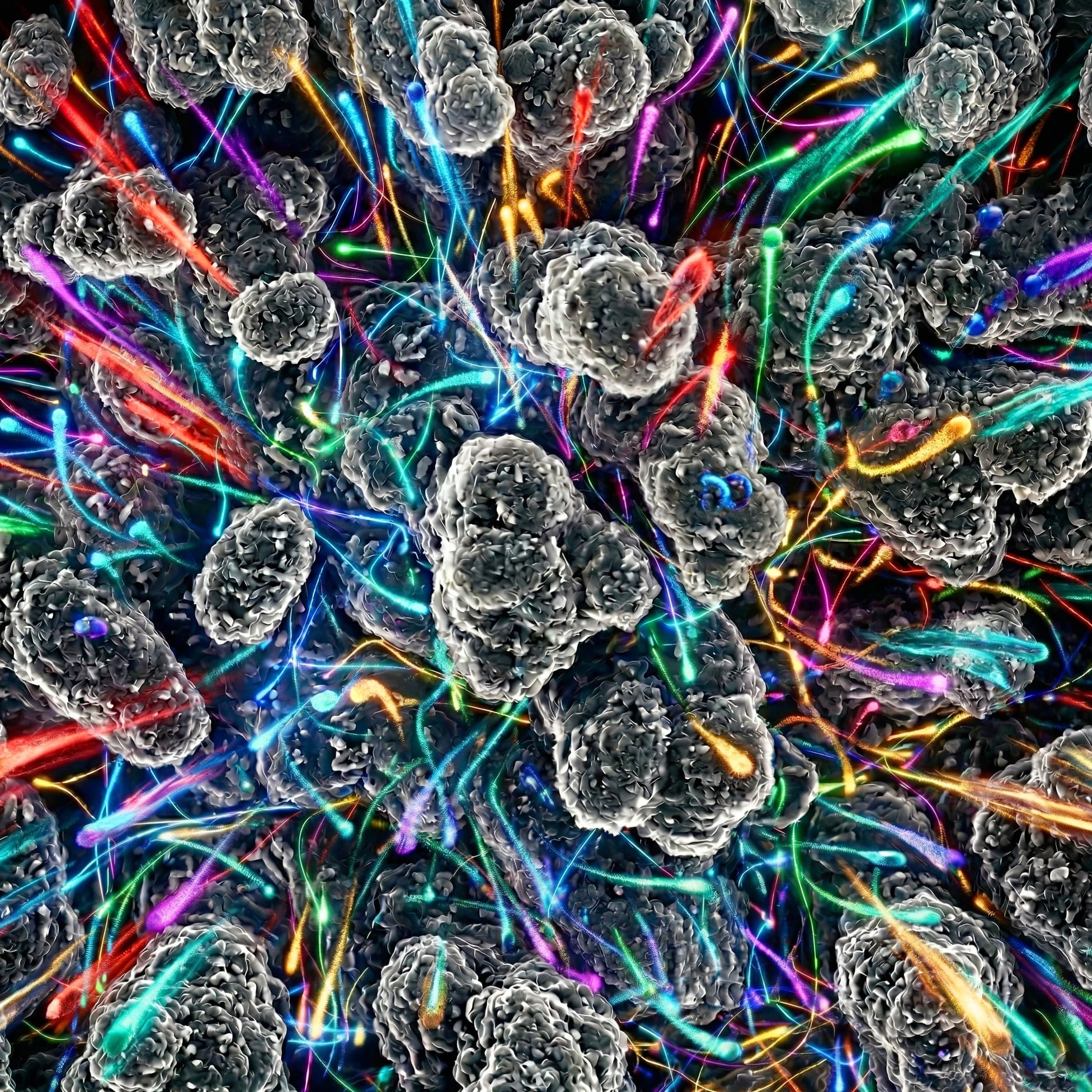 Quantum Transportation AI (with CuG Composite SEM Image)