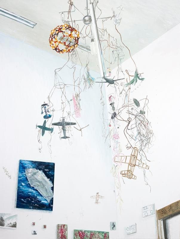 김지원 展 ≪캔버스비행≫ 포스터