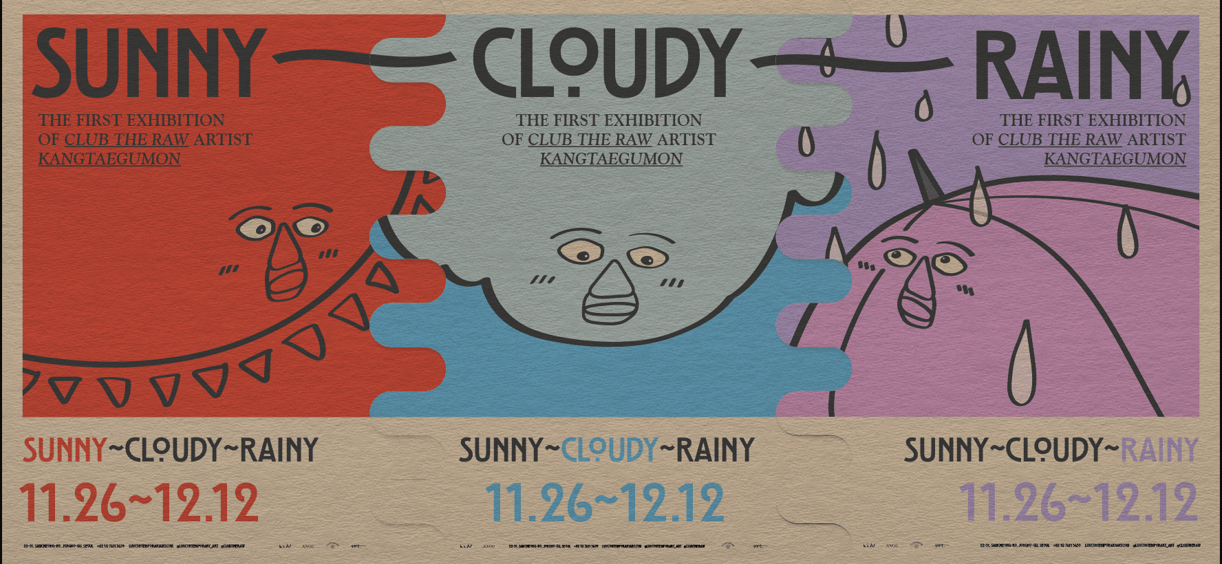 SUNNY CLOUDY RAINY 포스터